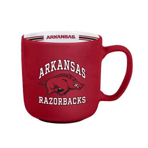 Arkansas Razorbacks Coffee Mug 15oz Stripe Design-0
