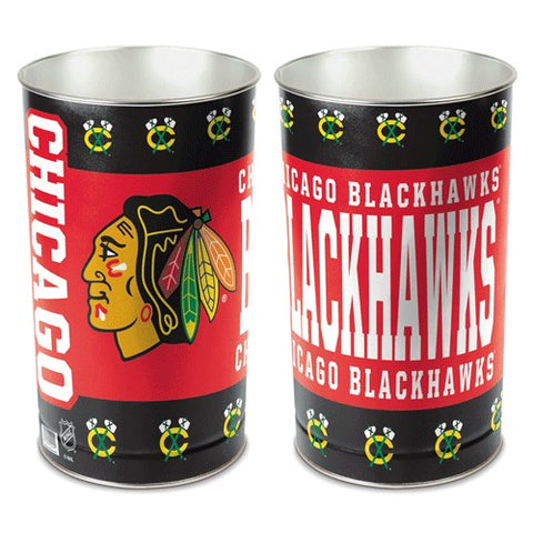 Chicago Blackhawks Wastebasket 15 Inch-0