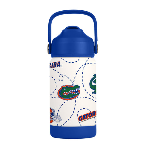 Florida Gators Kids Bottle 12oz Stainless Steel Mascot-0