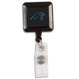 Carolina Panthers Badge Holder Retractable Square-0