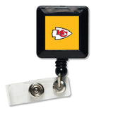 Kansas City Chiefs Badge Holder Retractable Square-0