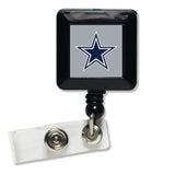 Dallas Cowboys Badge Holder Retractable Square-0