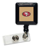 San Francisco 49ers Badge Holder Retractable Square-0