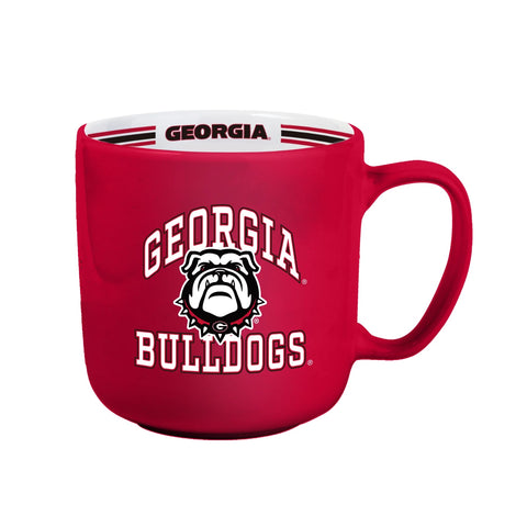 Georgia Bulldogs Coffee Mug 15oz Stripe Design-0