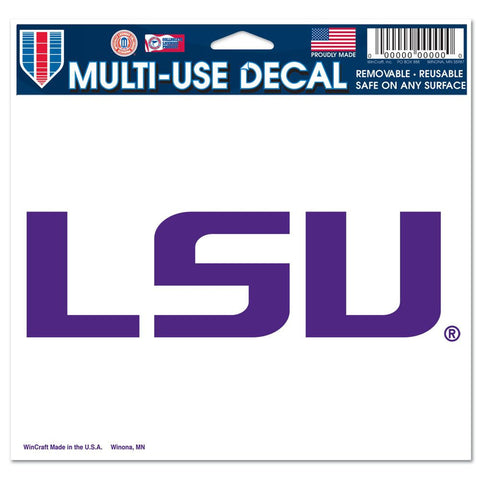LSU Tigers Decal 5x6 Ultra Color-0