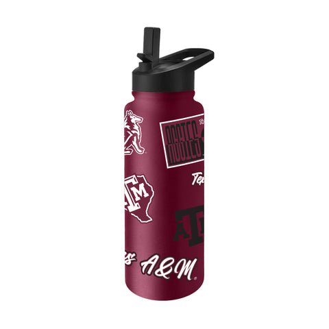 Texas A&M Aggies Quencher Bottle 34oz Stainless Steel Dreamweave-0