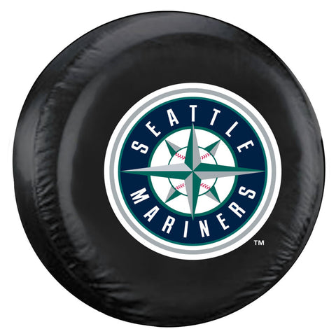 Seattle Mariners Tire Cover Large Size Black Alternate Logo CO-0
