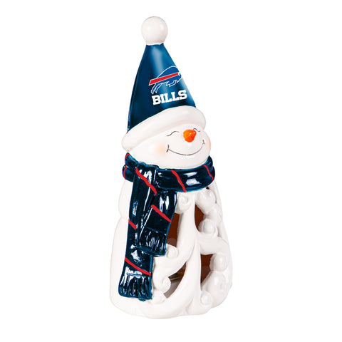 Buffalo Bills Statue 8 Inch LED Snowman-0