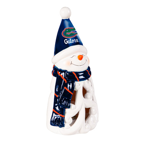Florida Gators Statue 8 Inch LED Snowman-0