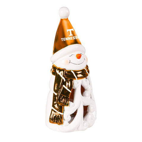 Tennessee Volunteers Statue 8 Inch LED Snowman-0