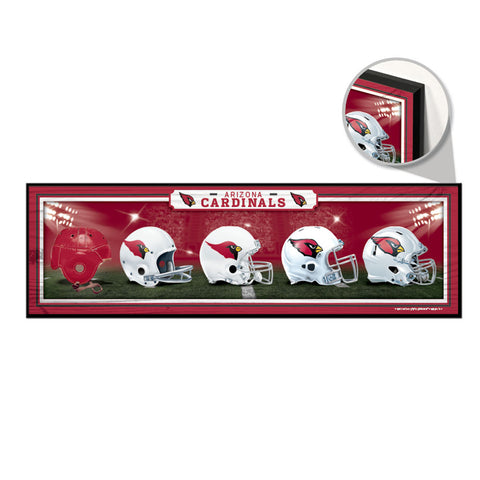 Arizona Cardinals Sign 9x30 Wood Helmets Design - Special Order-0