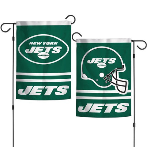 New York Jets Flag 12x18 Garden Style 2 Sided-0