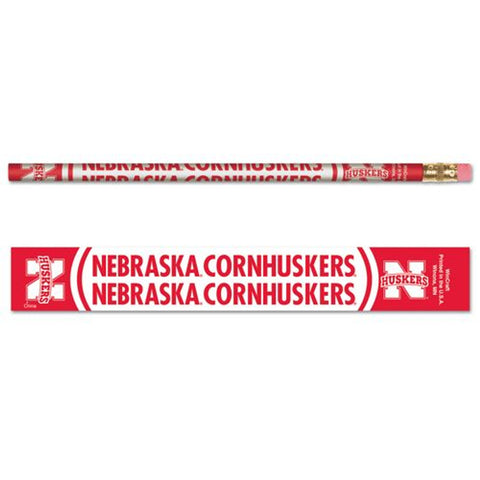 Nebraska Cornhuskers Pencil 6 Pack-0