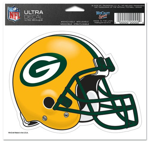 Green Bay Packers Decal 5x6 Ultra Color-0