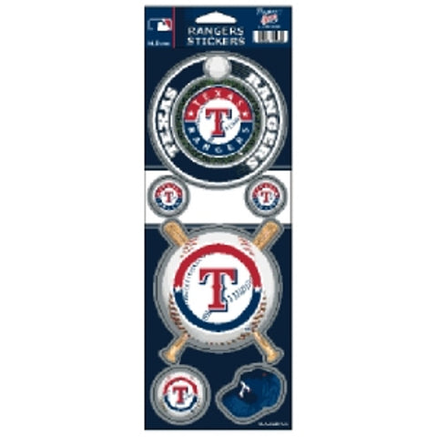 Texas Rangers Stickers Prismatic - Special Order-0