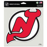 New Jersey Devils Decal 8x8 Perfect Cut Color - Special Order-0