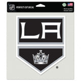 Los Angeles Kings Decal 8x8 Perfect Cut Color - Special Order-0