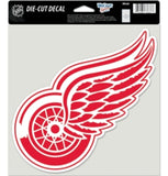 Detroit Red Wings Decal 8x8 Die Cut Color-0
