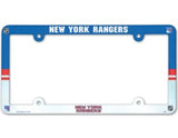 New York Rangers License Plate Frame Plastic Full Color Style-0