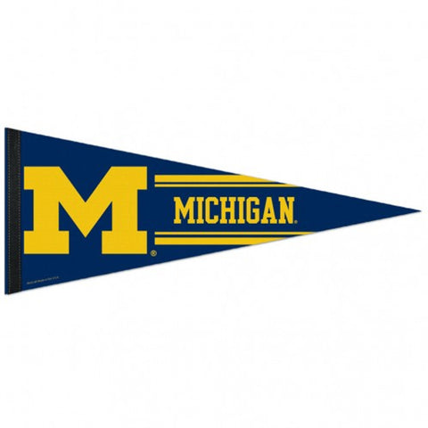Michigan Wolverines Pennant 12x30 Premium Style - Special Order-0