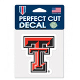 Texas Tech Red Raiders Decal 4x4 Perfect Cut Color-0