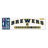 Milwaukee Brewers Decal 3x10 Perfect Cut Color-0