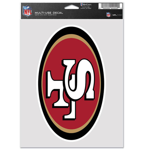 San Francisco 49ers Decal Multi Use Fan Single-0
