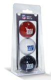 New York Giants 3 Pack of Golf Balls - Special Order-0