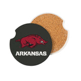 Arkansas Razorbacks Car Coaster Set 2 Pack-1