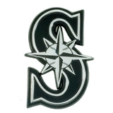 Seattle Mariners Auto Emblem Premium Metal Chrome Special Order-0