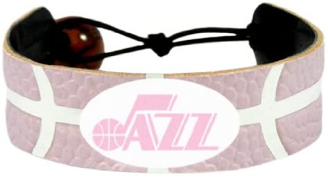 Utah Jazz Bracelet Team Color Basketball Pink CO-0