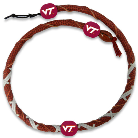 Virginia Tech Hokies Necklace Spiral Football CO-0