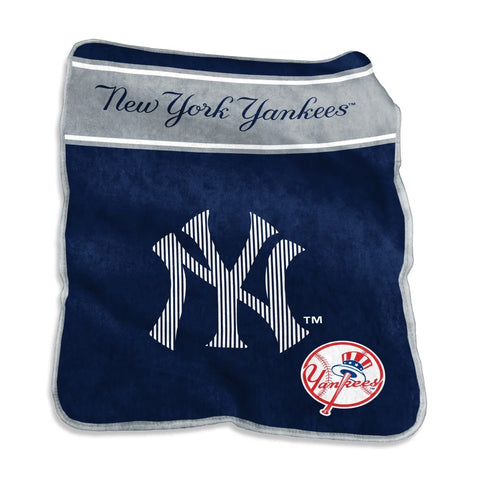 New York Yankees Blanket 60x80 Raschel Throw-0