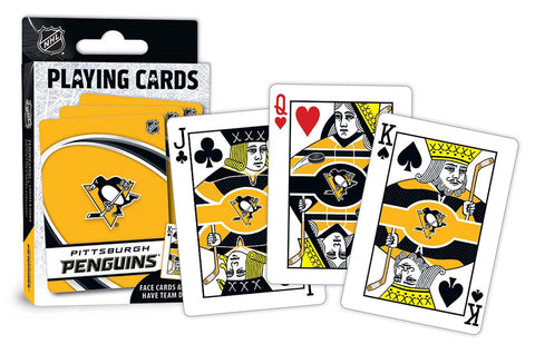Pittsburgh Penguins Playing Cards Logo-0