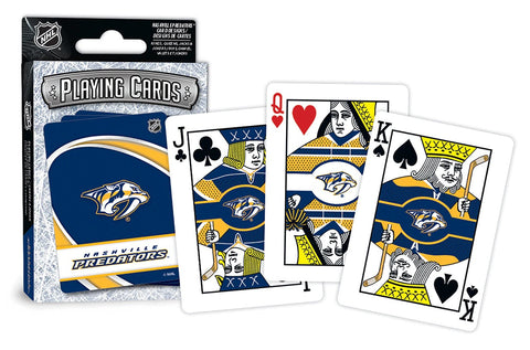 Nashville Predators Playing Cards Logo-0