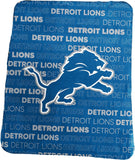 Detroit Lions Blanket 50x60 Fleece Classic-0