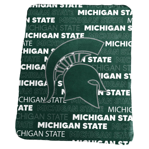 Michigan State Spartans Blanket 50x60 Fleece Classic-0