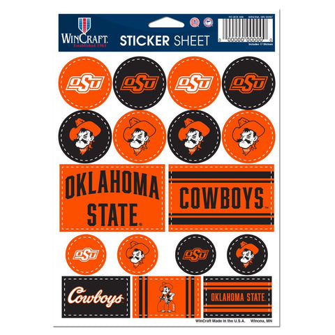 Oklahoma State Cowboys Decal Sheet 5x7 Vinyl-0