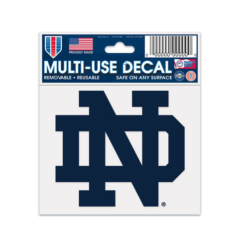 Notre Dame Fighting Irish Decal 3x4 Multi Use-0