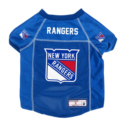 New York Rangers Pet Jersey Size S-0