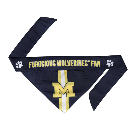 Michigan Wolverines Pet Bandanna Size M-0