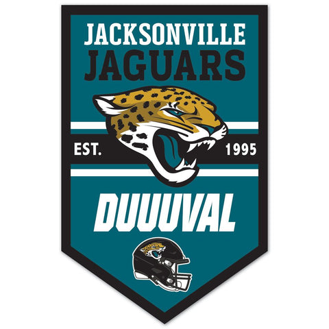 Jacksonville Jaguars Sign 11x17 Wood Chevron-0