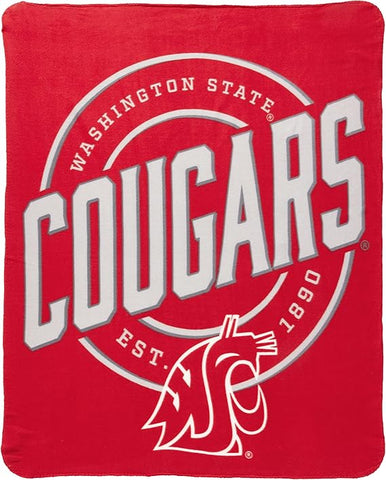 Washington State Cougars Blanket 50x60 Fleece Campaign Design-0