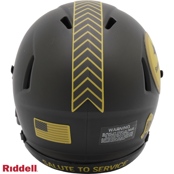 Pittsburgh Steelers Helmet Riddell Replica Mini Speed Style Salute To ...