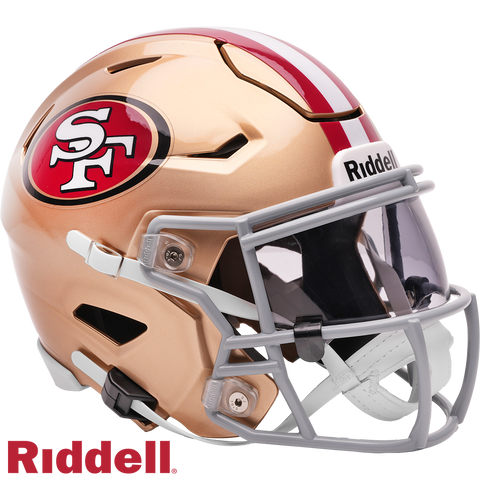 San Francisco 49ers Helmet Riddell Replica Mid-Size MIDI SpeedFlex Style-0