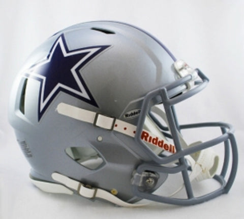 Dallas Cowboys Helmet Riddell Authentic Full Size Speed Style-0