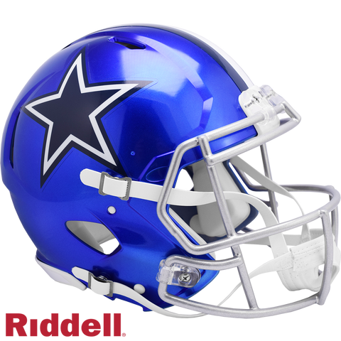 Dallas Cowboys Helmet Riddell Authentic Full Size Speed Style FLASH Alternate-0
