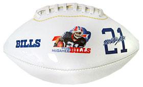 Buffalo Bills Willis McGahee Football Junior Size Attitude High Gloss - Team Fan Cave