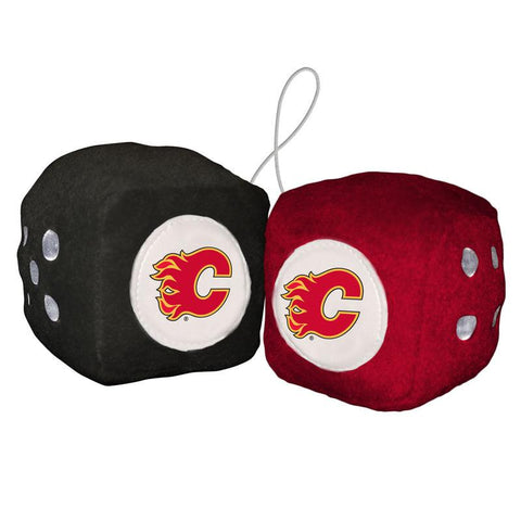 Calgary Flames Fuzzy Dice - Team Fan Cave