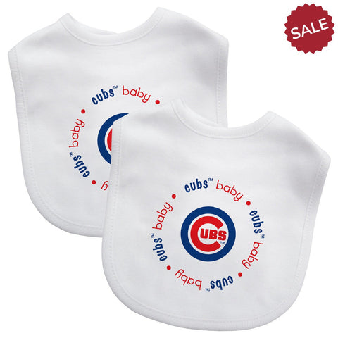 Chicago Cubs Baby Bib 2 Pack-0